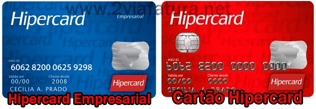 Cartões de crédito Hipercard
